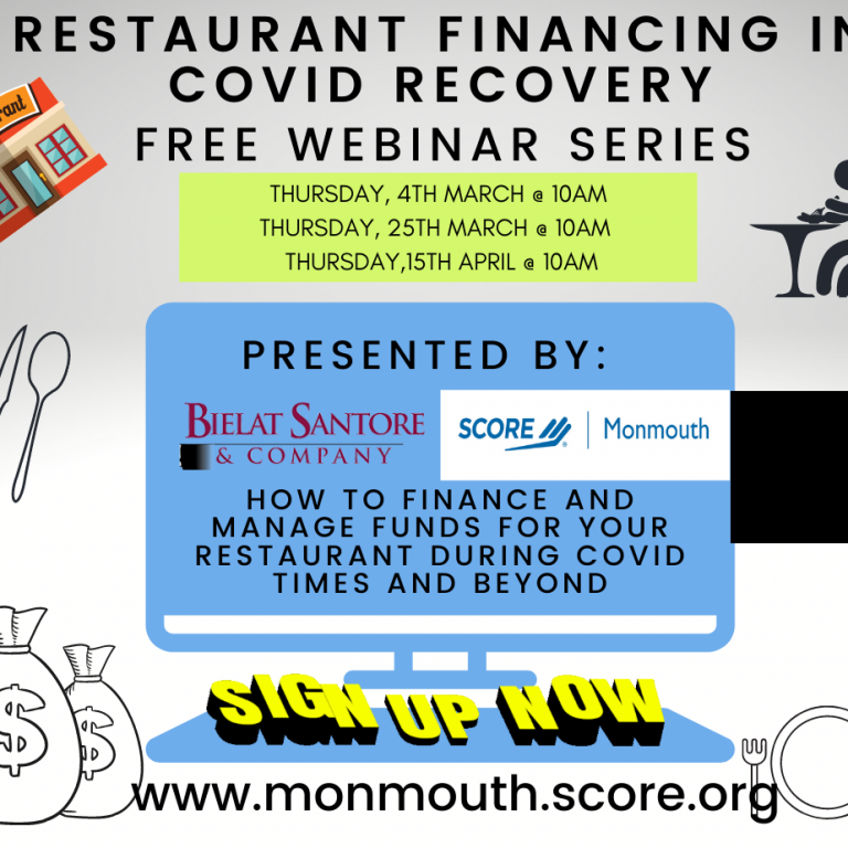 Bielat Santore & Company Collaborate With SCORE on Free Financing Webinar Series